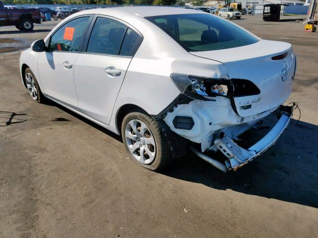 JM1BL1UG9B1464673 - 2011 MAZDA 3 I WHITE photo 3