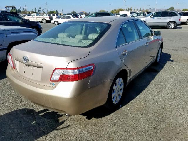 4T1BB46K87U027139 - 2007 TOYOTA CAMRY NEW BEIGE photo 4