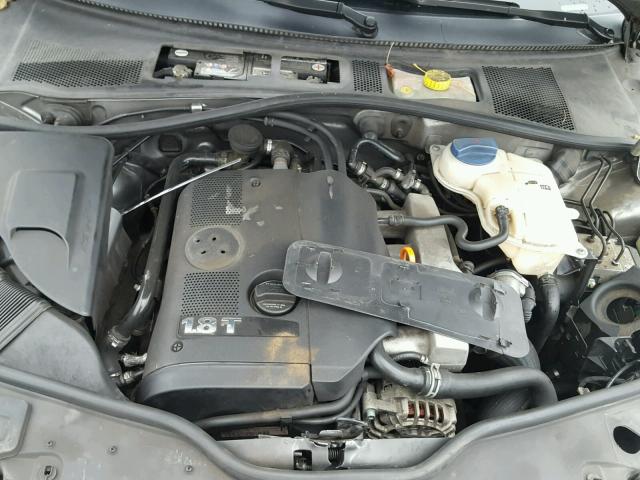 WVWMD63B13P184222 - 2003 VOLKSWAGEN PASSAT GL GRAY photo 7