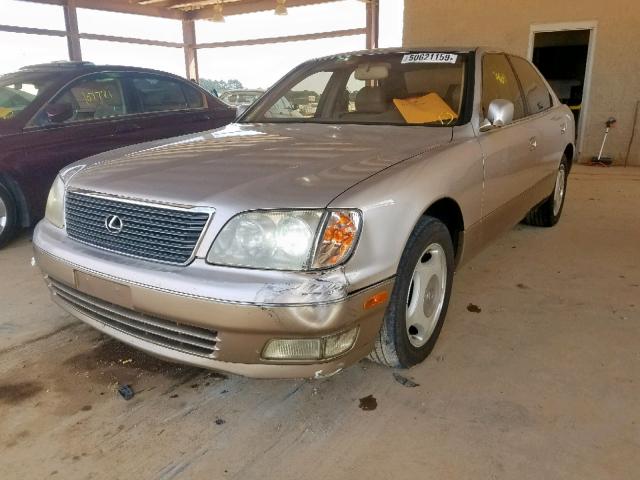 JT8BH28F9W0133224 - 1998 LEXUS LS 400 GOLD photo 2