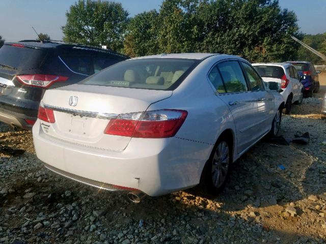 1HGCR2F82FA012697 - 2015 HONDA ACCORD EXL WHITE photo 4