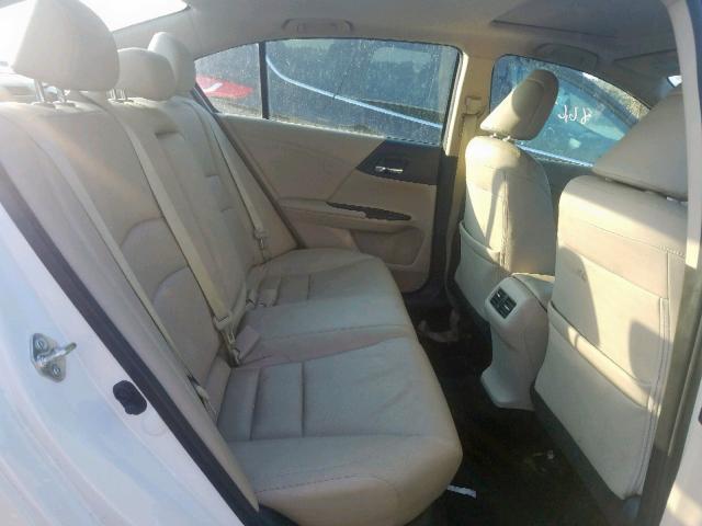 1HGCR2F82FA012697 - 2015 HONDA ACCORD EXL WHITE photo 6