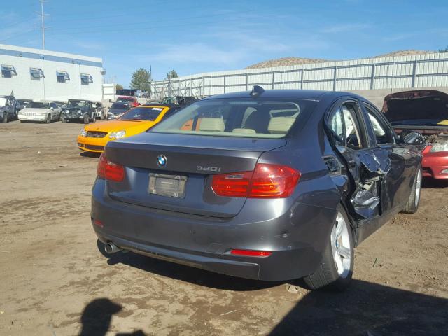 WBA3B1G56ENS77578 - 2014 BMW 320 I GRAY photo 4