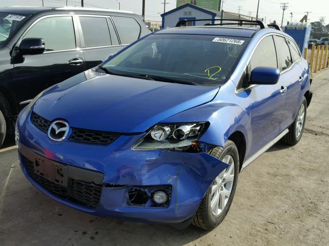 JM3ER29L170119942 - 2007 MAZDA CX-7 BLUE photo 2