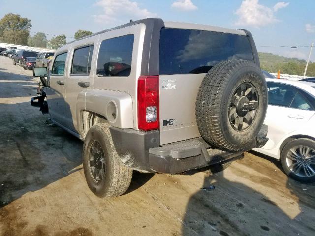 5GTDN136X68132419 - 2006 HUMMER H3 SILVER photo 3