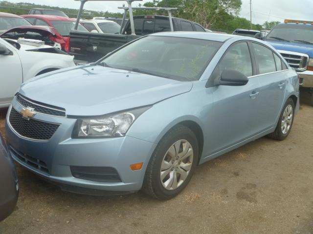 1G1PD5SH6C7211243 - 2012 CHEVROLET CRUZE LS BLUE photo 2