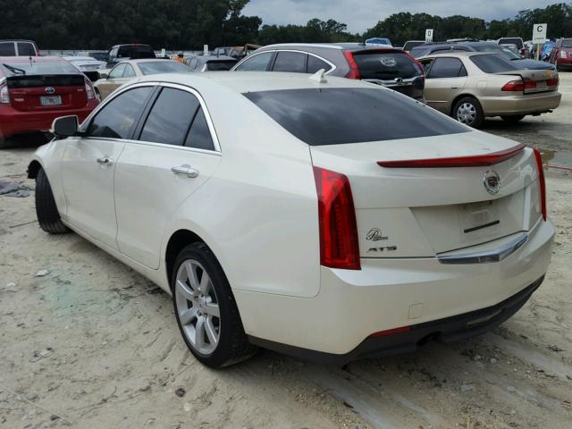 1G6AA5RA0E0161999 - 2014 CADILLAC ATS WHITE photo 3