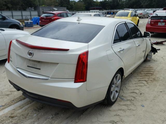 1G6AA5RA0E0161999 - 2014 CADILLAC ATS WHITE photo 4