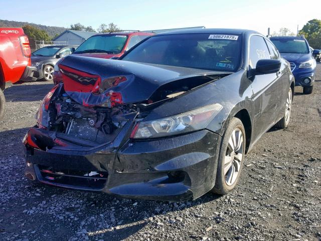 1HGCS1B85BA005340 - 2011 HONDA ACCORD EXL BLACK photo 2