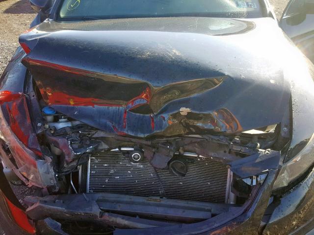 1HGCS1B85BA005340 - 2011 HONDA ACCORD EXL BLACK photo 7