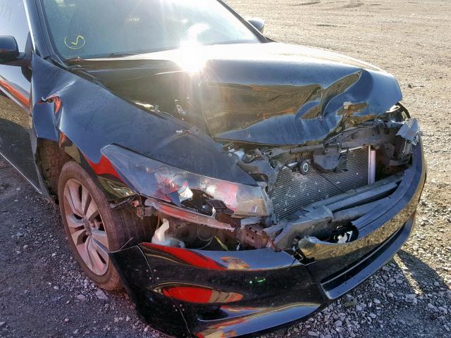 1HGCS1B85BA005340 - 2011 HONDA ACCORD EXL BLACK photo 9