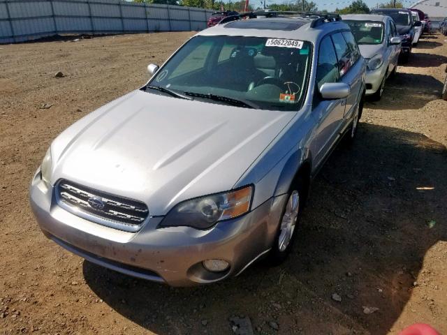 4S4BP62CX57349353 - 2005 SUBARU LEGACY OUT SILVER photo 2