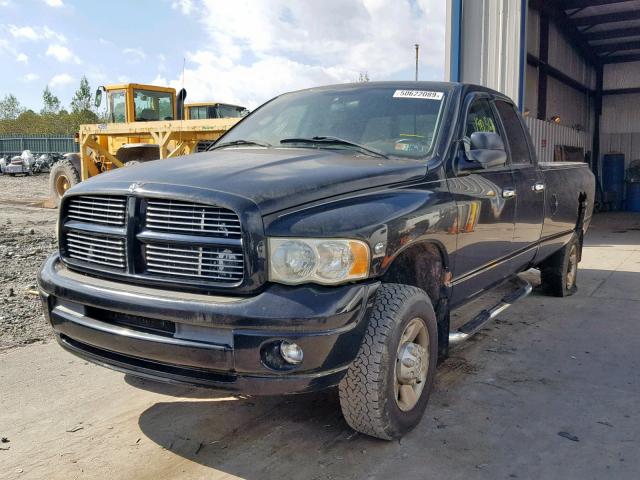 3D7KU28C23G798367 - 2003 DODGE RAM 2500 S BLACK photo 2