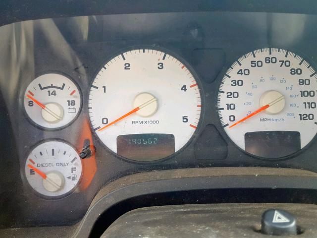 3D7KU28C23G798367 - 2003 DODGE RAM 2500 S Սև լուսանկար 8