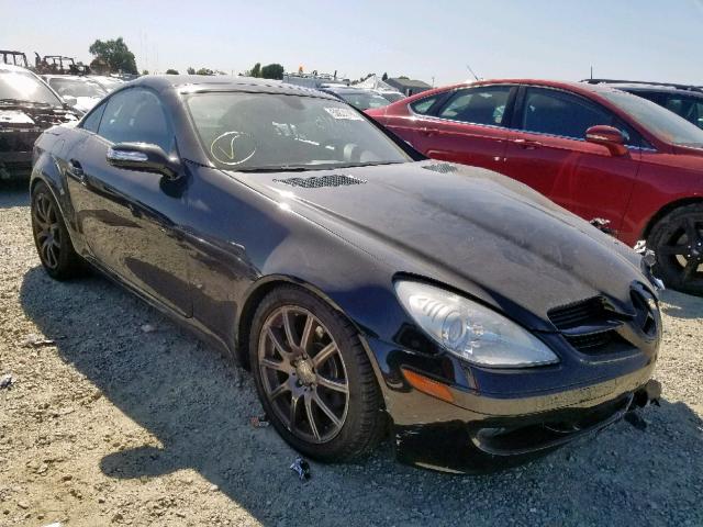 WDBWK54F48F179036 - 2008 MERCEDES-BENZ SLK 280 BLACK photo 1