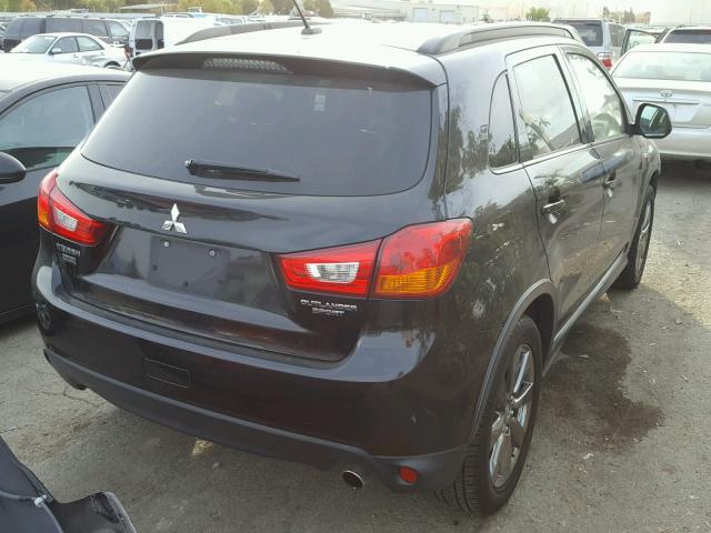 4A4AP5AU3DE024101 - 2013 MITSUBISHI OUTLANDER BLACK photo 4