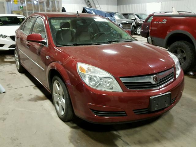 1G8ZS57B28F291402 - 2008 SATURN AURA XE RED photo 1