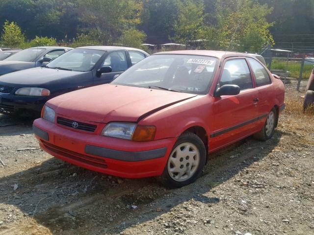 JT2AC52L1V0266787 - 1997 TOYOTA TERCEL CE RED photo 2