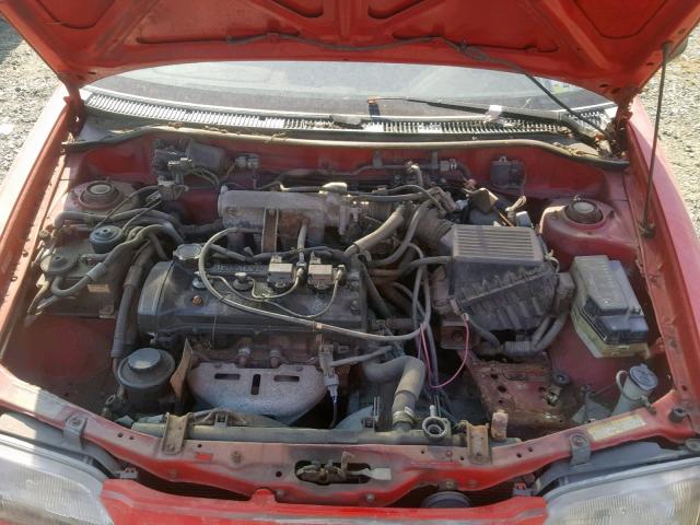 JT2AC52L1V0266787 - 1997 TOYOTA TERCEL CE RED photo 7