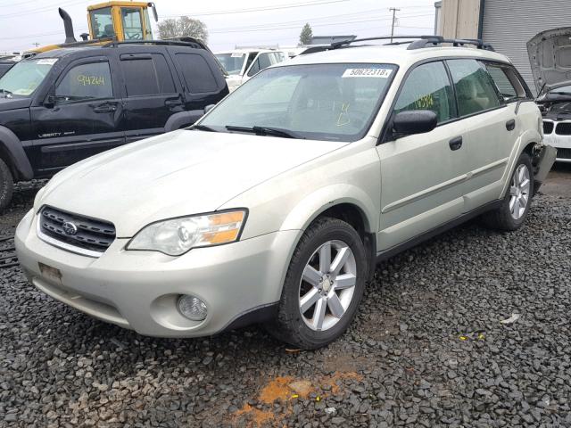 4S4BP61C077340410 - 2007 SUBARU LEGACY OUT GOLD photo 2