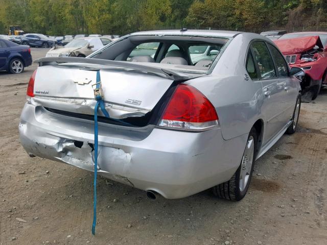 2G1WD57CX91290818 - 2009 CHEVROLET IMPALA SS SILVER photo 4