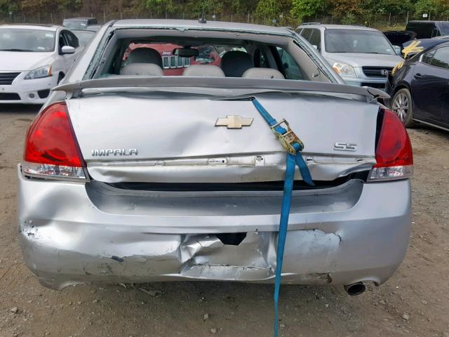 2G1WD57CX91290818 - 2009 CHEVROLET IMPALA SS SILVER photo 9