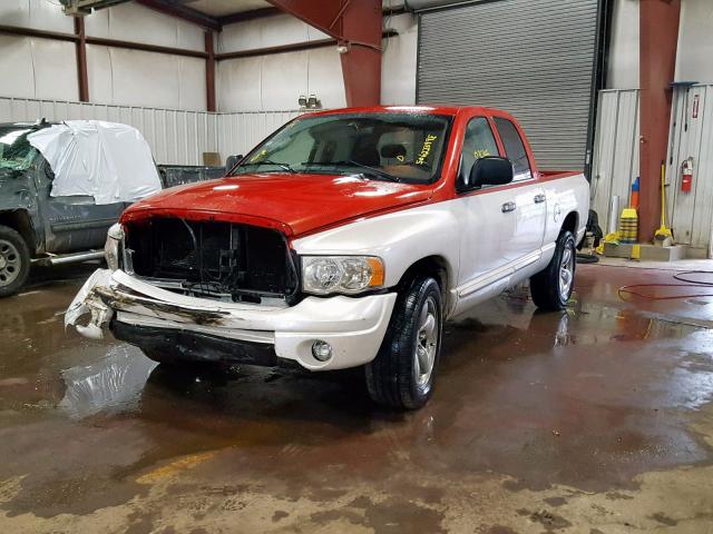 1D7HA18D14S604332 - 2004 DODGE RAM 1500 S WHITE photo 2