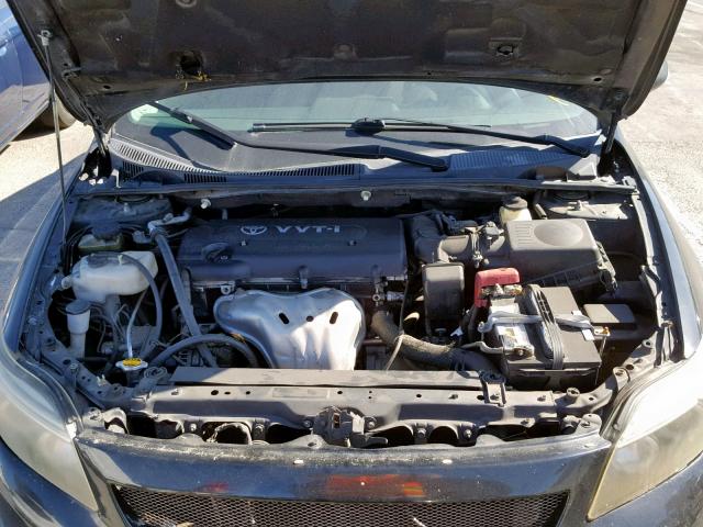 JTKDE167990290502 - 2009 TOYOTA SCION TC შავი ფოტო 7