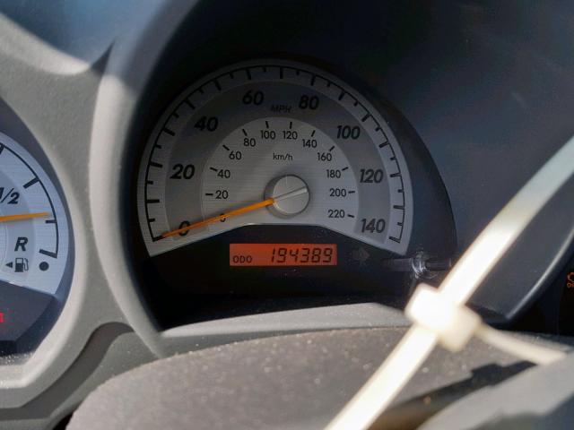 JTKDE167990290502 - 2009 TOYOTA SCION TC შავი ფოტო 8