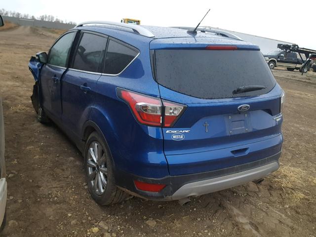 1FMCU9JD9HUA04197 - 2017 FORD ESCAPE TIT BLUE photo 3