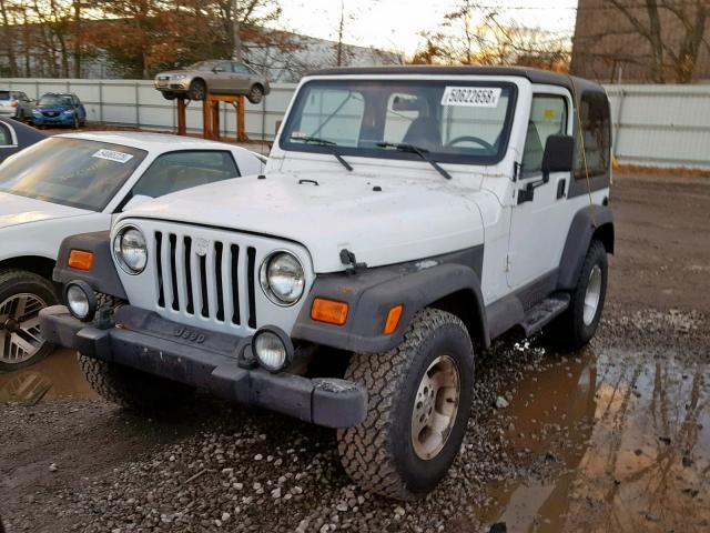 1J4FA59S7YP732714 - 2000 JEEP WRANGLER / WHITE photo 2