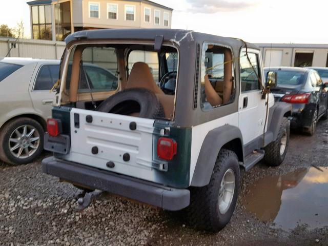 1J4FA59S7YP732714 - 2000 JEEP WRANGLER / WHITE photo 4