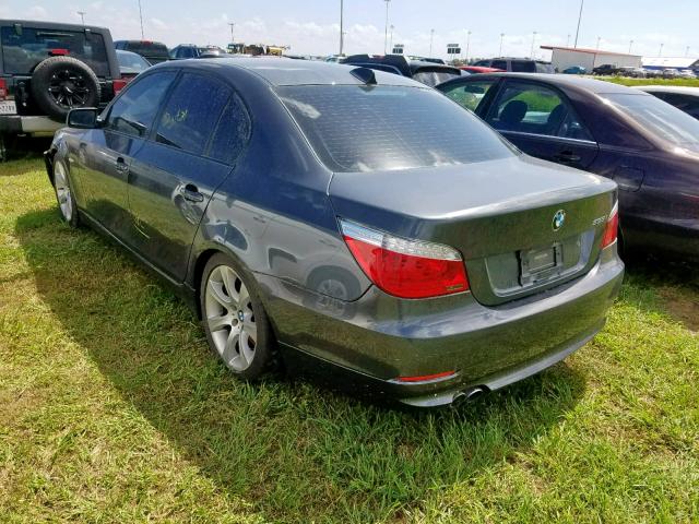 WBANW1C5XAC166380 - 2010 BMW 535 I GRAY photo 3