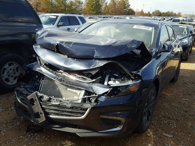 1G1ZD5ST6JF106394 - 2018 CHEVROLET MALIBU LT BLUE photo 2