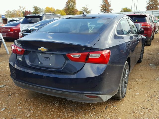 1G1ZD5ST6JF106394 - 2018 CHEVROLET MALIBU LT BLUE photo 4