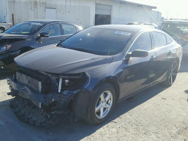 1G1ZB5ST9GF356775 - 2016 CHEVROLET MALIBU LS GRAY photo 2