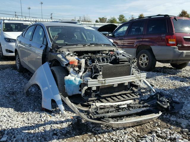 3FA6P0G73DR212475 - 2013 FORD FUSION S SILVER photo 1