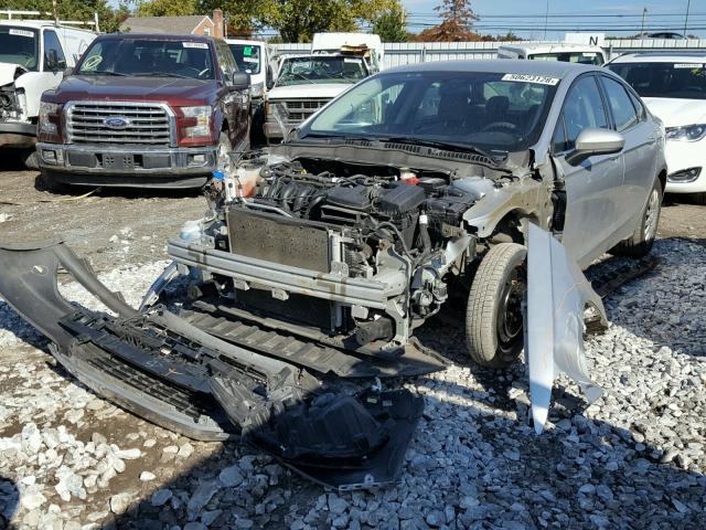 3FA6P0G73DR212475 - 2013 FORD FUSION S SILVER photo 2