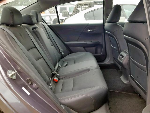 1HGCR3F85EA033144 - 2014 HONDA ACCORD EXL GRAY photo 6