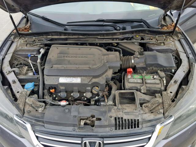 1HGCR3F85EA033144 - 2014 HONDA ACCORD EXL GRAY photo 7