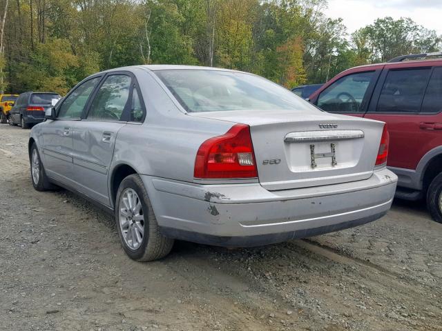 YV1TS592X51409630 - 2005 VOLVO S80 2.5T SILVER photo 3