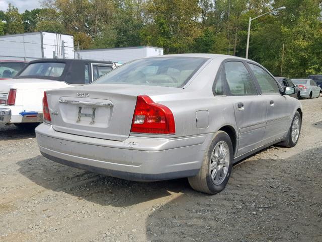 YV1TS592X51409630 - 2005 VOLVO S80 2.5T SILVER photo 4