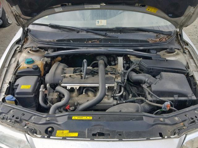 YV1TS592X51409630 - 2005 VOLVO S80 2.5T SILVER photo 7