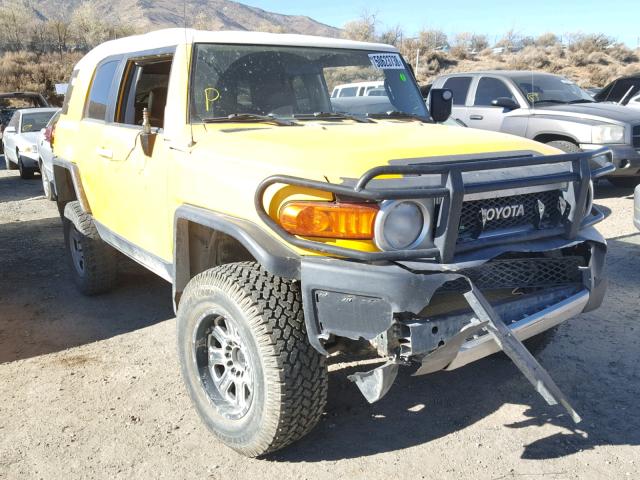 JTEBU11F770052785 - 2007 TOYOTA FJ CRUISER YELLOW photo 1