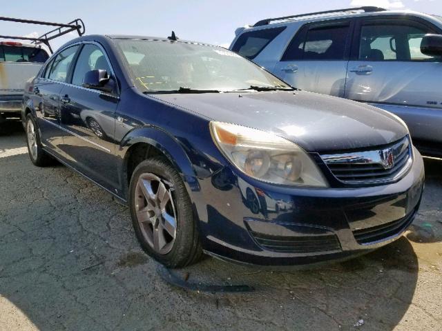 1G8ZS57N98F138266 - 2008 SATURN AURA XE BLUE photo 1