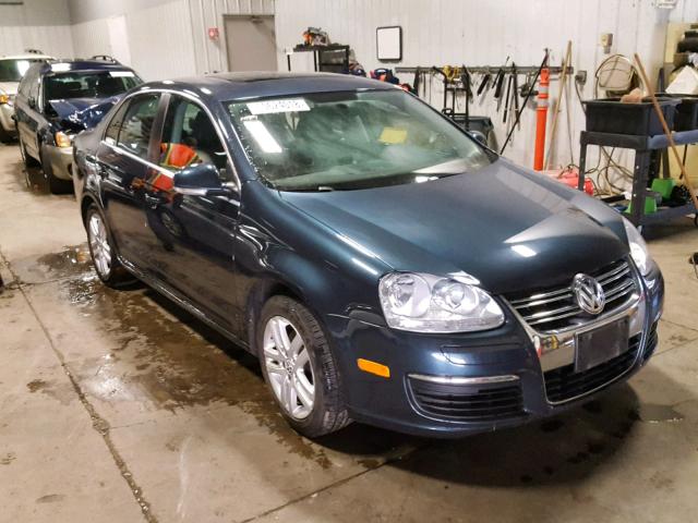 3VWRL71K19M148897 - 2009 VOLKSWAGEN JETTA TDI BLUE photo 1