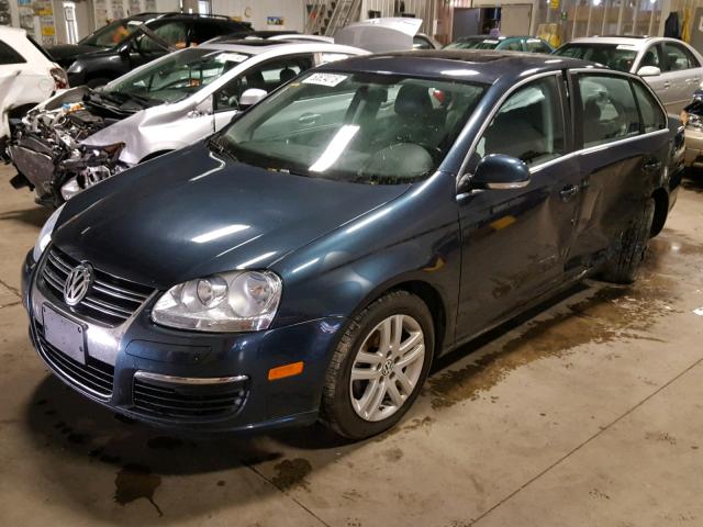 3VWRL71K19M148897 - 2009 VOLKSWAGEN JETTA TDI BLUE photo 2