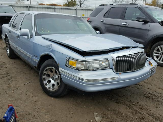 1LNLM82W7VY672627 - 1997 LINCOLN TOWN CAR C BLUE photo 1