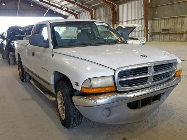 1B7GL22X6YS694074 - 2000 DODGE DAKOTA WHITE photo 1