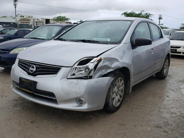 3N1AB6AP7BL643550 - 2011 NISSAN SENTRA 2.0 SILVER photo 2